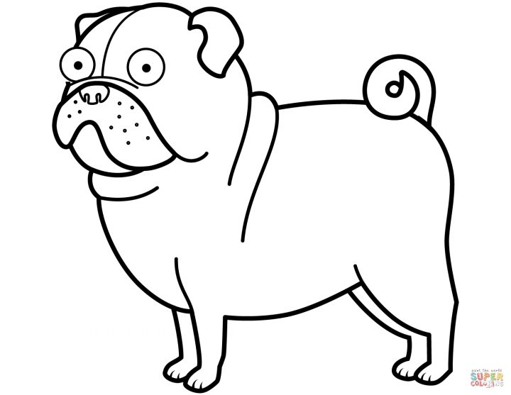 Mops Ausmalbilder - kinderbilder.download | kinderbilder.download