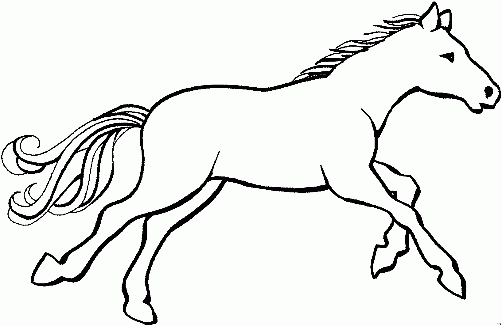 Ausmalbild Pferd – Ausmalbilder Für Kinder (Mit Bildern bei Window Color Vorlagen Pferd