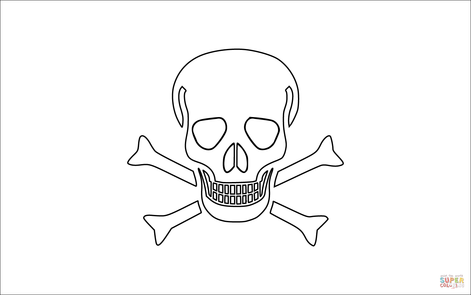 Ausmalbild: Piratenflagge | Ausmalbilder Kostenlos Zum verwandt mit Piratenflagge Zum Ausdrucken
