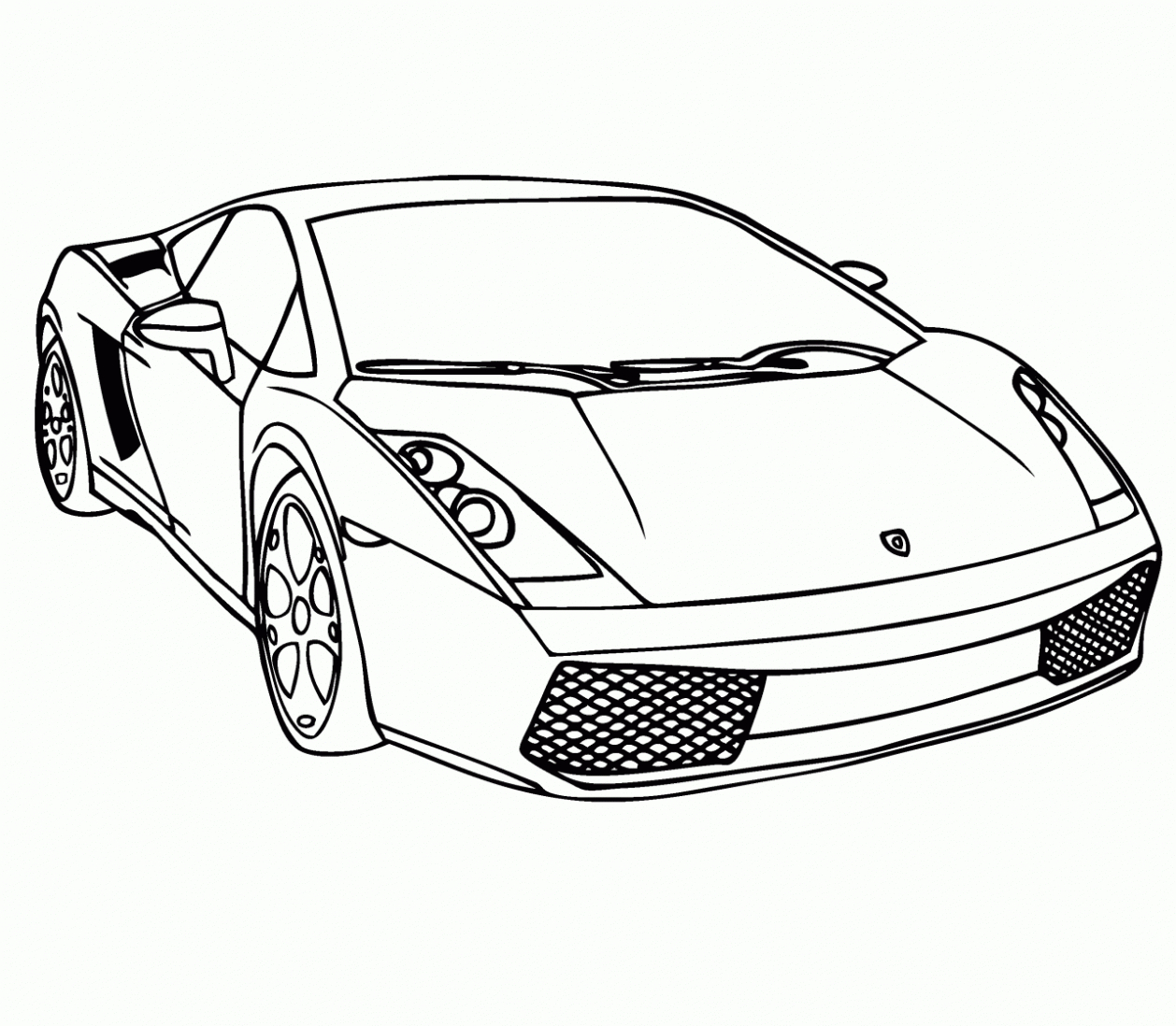 Ausmalbild Rennauto | Malvorlage Auto, Ausmalbilder Zum über Lamborghini Zum Ausmalen