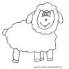 Ausmalbild Schaf Zum Ausdrucken über Schaf Malvorlage
