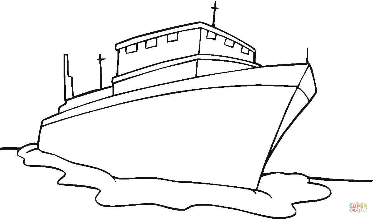 Ausmalbild: Schiff | Ausmalbilder Kostenlos Zum Ausdrucken bestimmt für Schiff Ausmalen