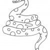 Ausmalbild Schlange Zum Ausdrucken für Schlangen Ausmalbilder