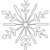 Ausmalbild Schneeflocken Und Sterne: Schneeflocke Zum für Malvorlage Schneeflocke