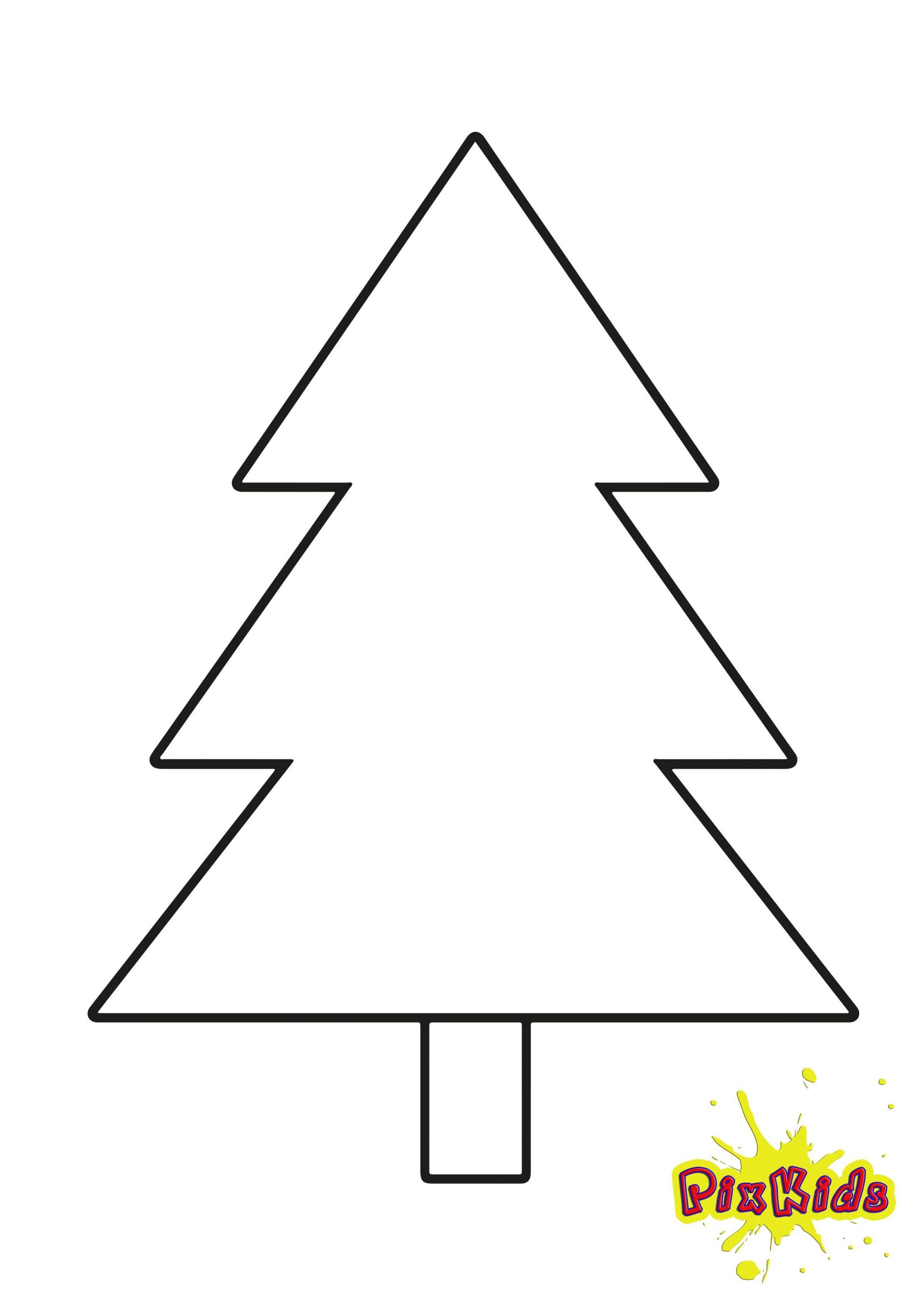 Ausmalbild Tannenbaum Weihnachtsbaum (Mit Bildern bestimmt für Malvorlage Tannenbaum