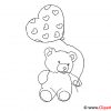 Ausmalbild Teddy Bär für Bären Bilder Zum Ausdrucken