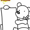 Ausmalbild Teddybär - Kostenlose Malvorlagen bestimmt für Teddybär Zum Ausmalen