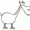 Ausmalbild Tiere: Pferd Mit Langem Hals Kostenlos Ausdrucken innen Malvorlagen Tiere Kostenlos Ausdrucken