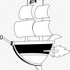 Ausmalbild Zeichnung Coloring Book Piraterie Disegno über Piratenschiff Ausmalbild