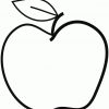 Ausmalbilder Apfel, Vordruck Apfel Schablonen Zum Ausdrucken für Schablonen Zum Ausdrucken Kostenlos