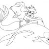 Ausmalbilder Arielle. Print Meerjungfrau, Die Schönsten Bilder ganzes Meerjungfrau Ausmalbild