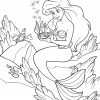 Ausmalbilder Arielle. Print Meerjungfrau, Die Schönsten Bilder in Arielle Malvorlage