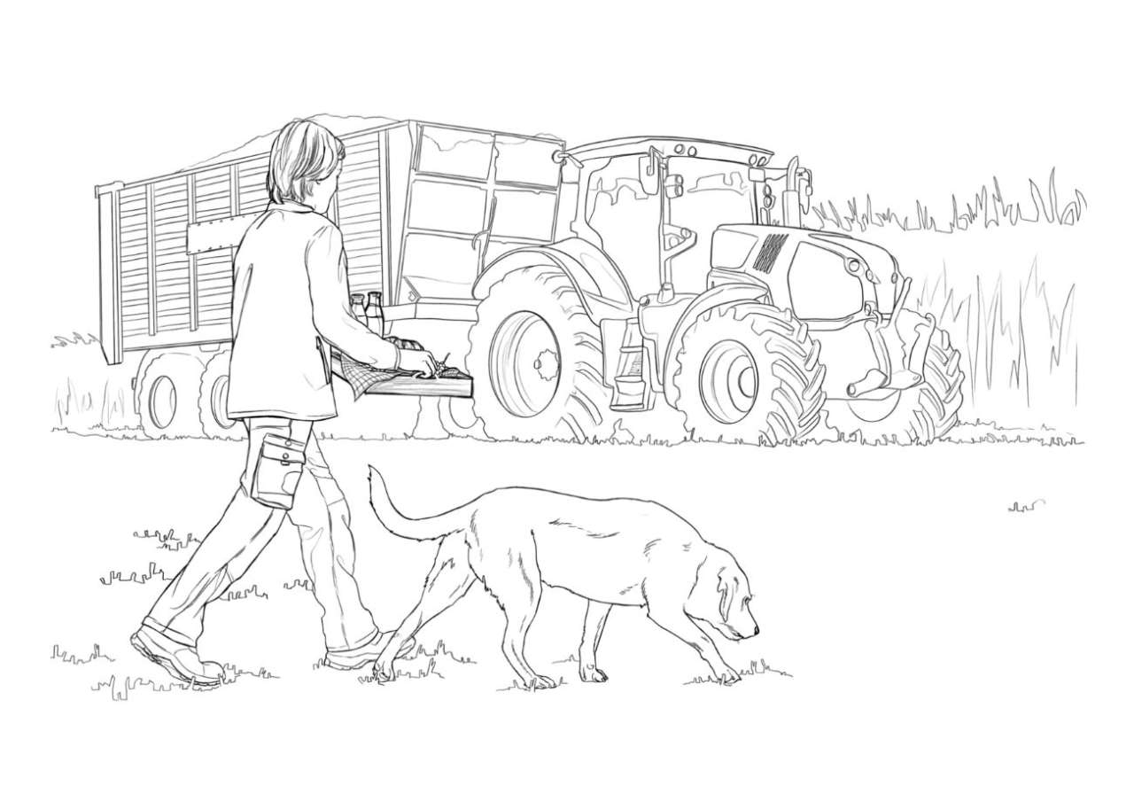 Ausmalbilder Aus Dem Neuen Top Agrar-Kinderbuch bei Bauernhof Ausmalbild