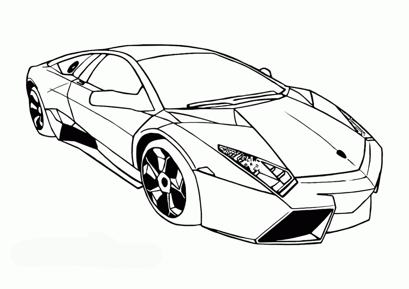Ausmalbilder Autos Lamborghini 01 | Autos Malen, Auto Zum bestimmt für Autos Zum Ausmalen