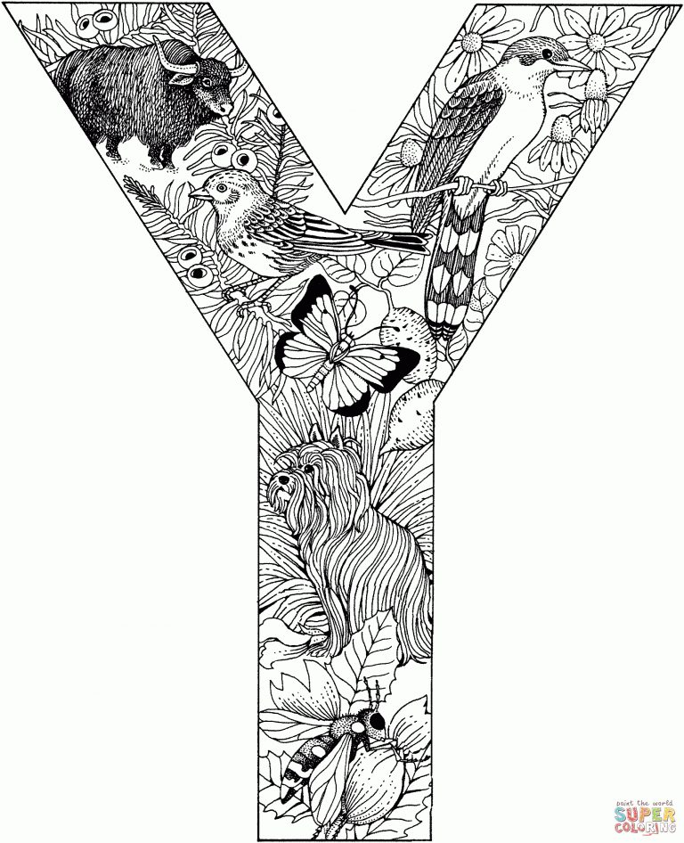 Ausmalbilder Buchstaben Mit Tieren – Malvorlagen Kostenlos bei