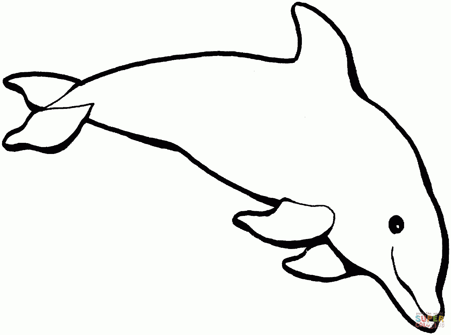 Ausmalbilder Delfine - Malvorlagen Kostenlos Zum Ausdrucken ganzes Malvorlage Delfin