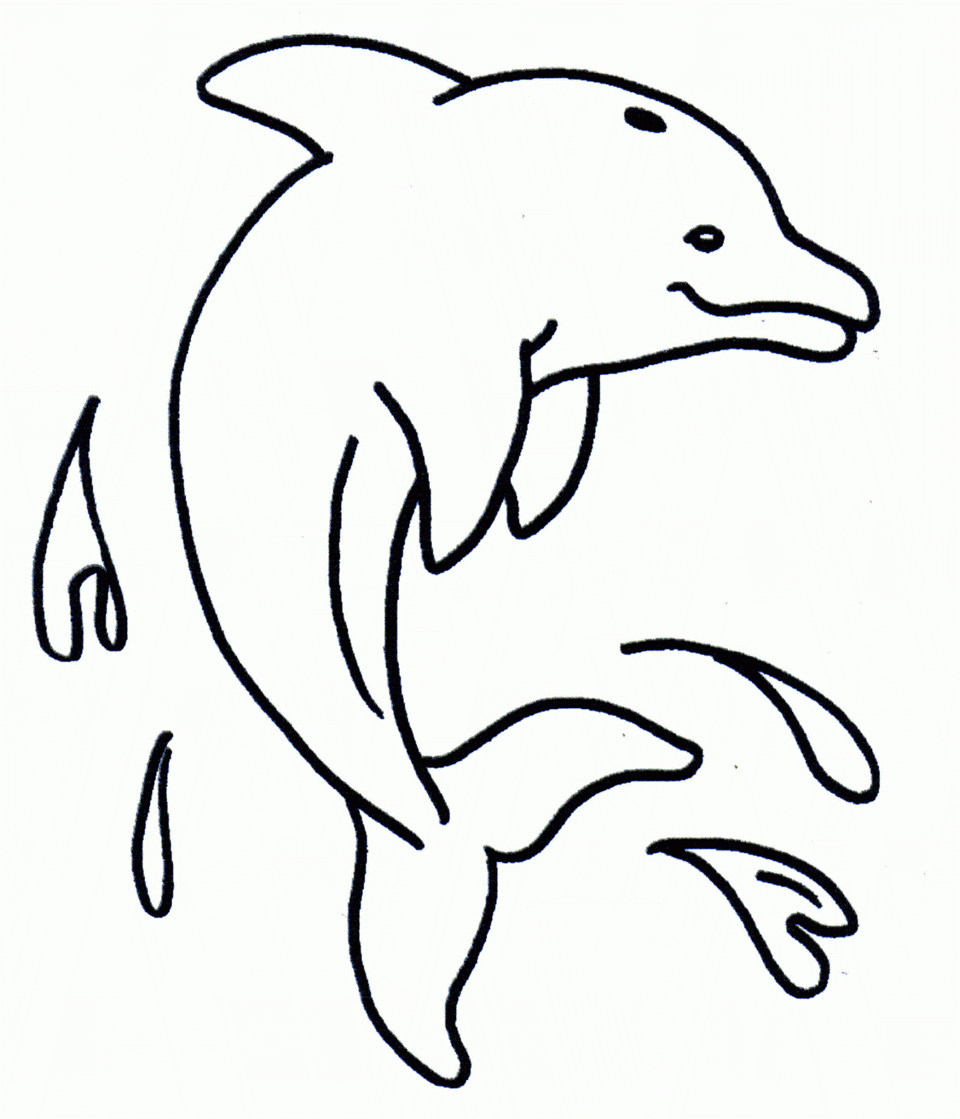 Ausmalbilder Delphin Zum Ausdrucken - 1Ausmalbilder verwandt mit Delfin Bilder Zum Ausmalen