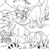 Ausmalbilder Dinosaurier. Große Sammlung Drucken innen Ausmalbilder Dinosaurier