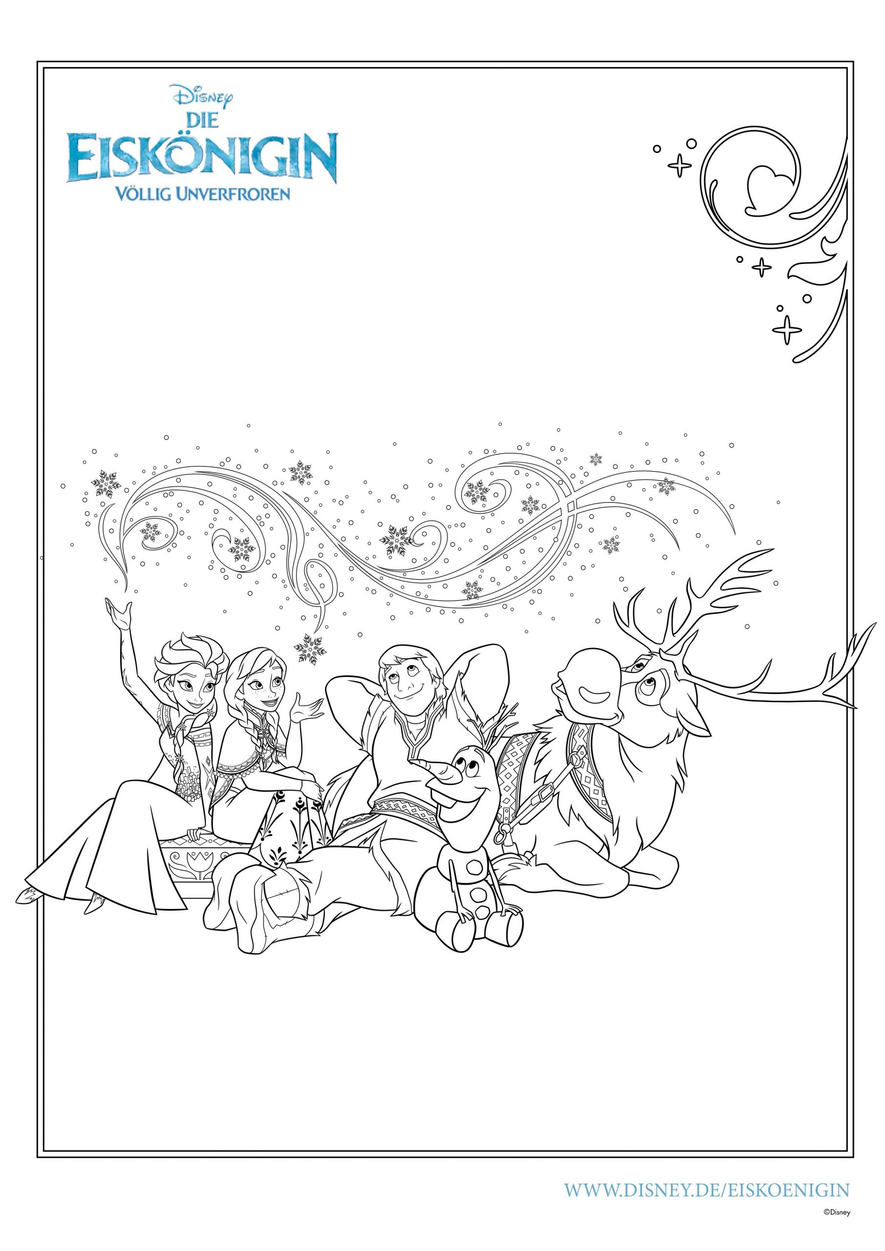 Ausmalbilder Eiskönigin | Mytoys-Blog bei Zeichnungsvorlagen Für Kindergartenkinder