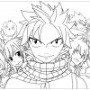 Ausmalbilder Fairy Tail. Drucken Sie Kostenlose Anime Charaktere bei Anime Bilder Zum Ausmalen