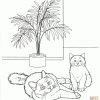 Ausmalbilder Katzen - Malvorlagen Kostenlos Zum Ausdrucken für Katzen Ausmalbilder Ausdrucken