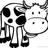 Ausmalbilder Kühe mit Kuh Malvorlage