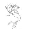 Ausmalbilder - Malvorlagen Arielle Die Meerjungfrau - Arielle 1 bestimmt für Meerjungfrau Ausmalbilder
