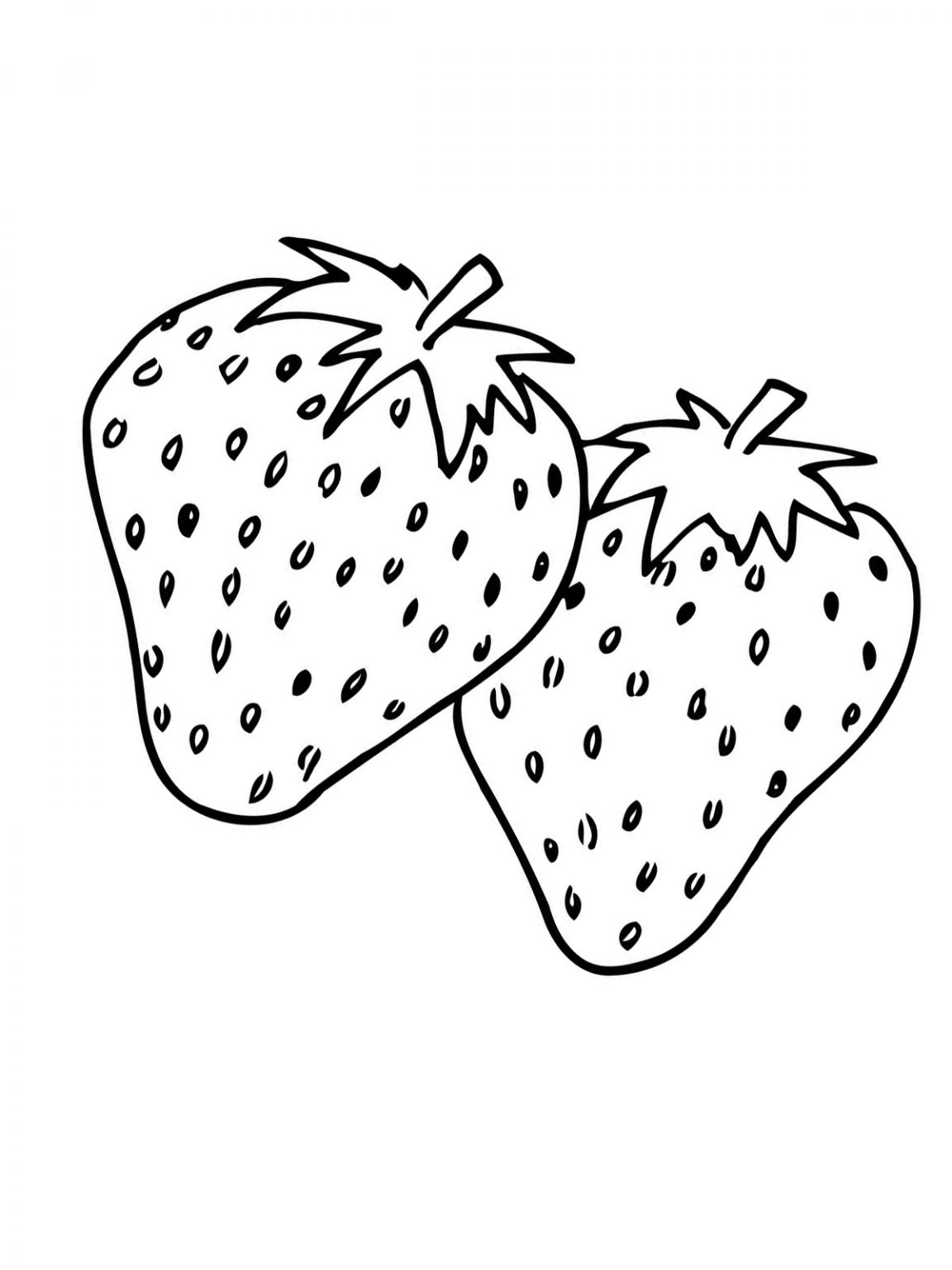 Erdbeere Ausmalbild kinderbilder.download kinderbilder