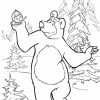 Ausmalbilder Mascha Und Der Bär 17 | Ausmalbilder Zum Ausdrucken bei Bären Bilder Zum Ausdrucken