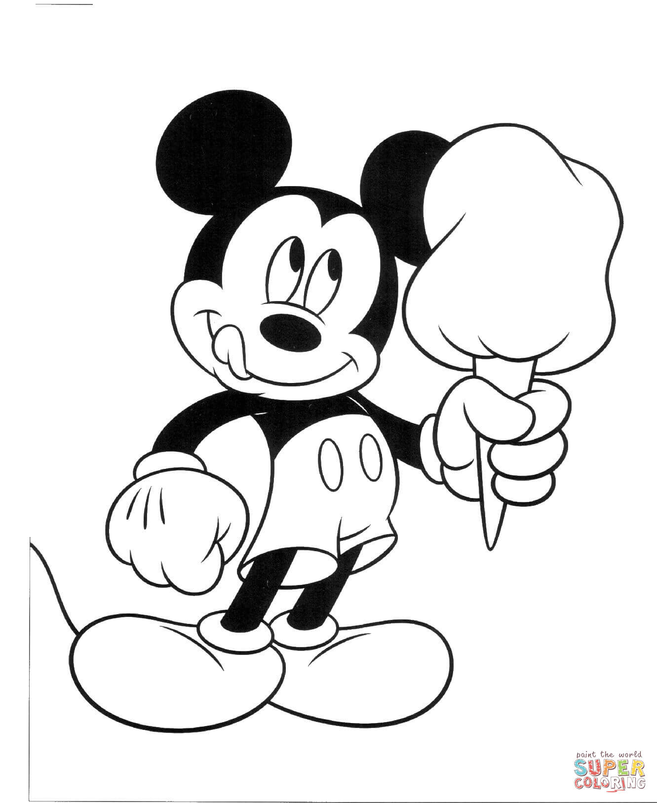 Ausmalbilder Micky Maus - Malvorlagen Kostenlos Zum Ausdrucken innen Mickey Mouse Wunderhaus Ausmalbilder