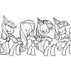 Ausmalbilder My Little Pony. Drucken Sie Kostenlos Online ganzes Pony Ausmalbild