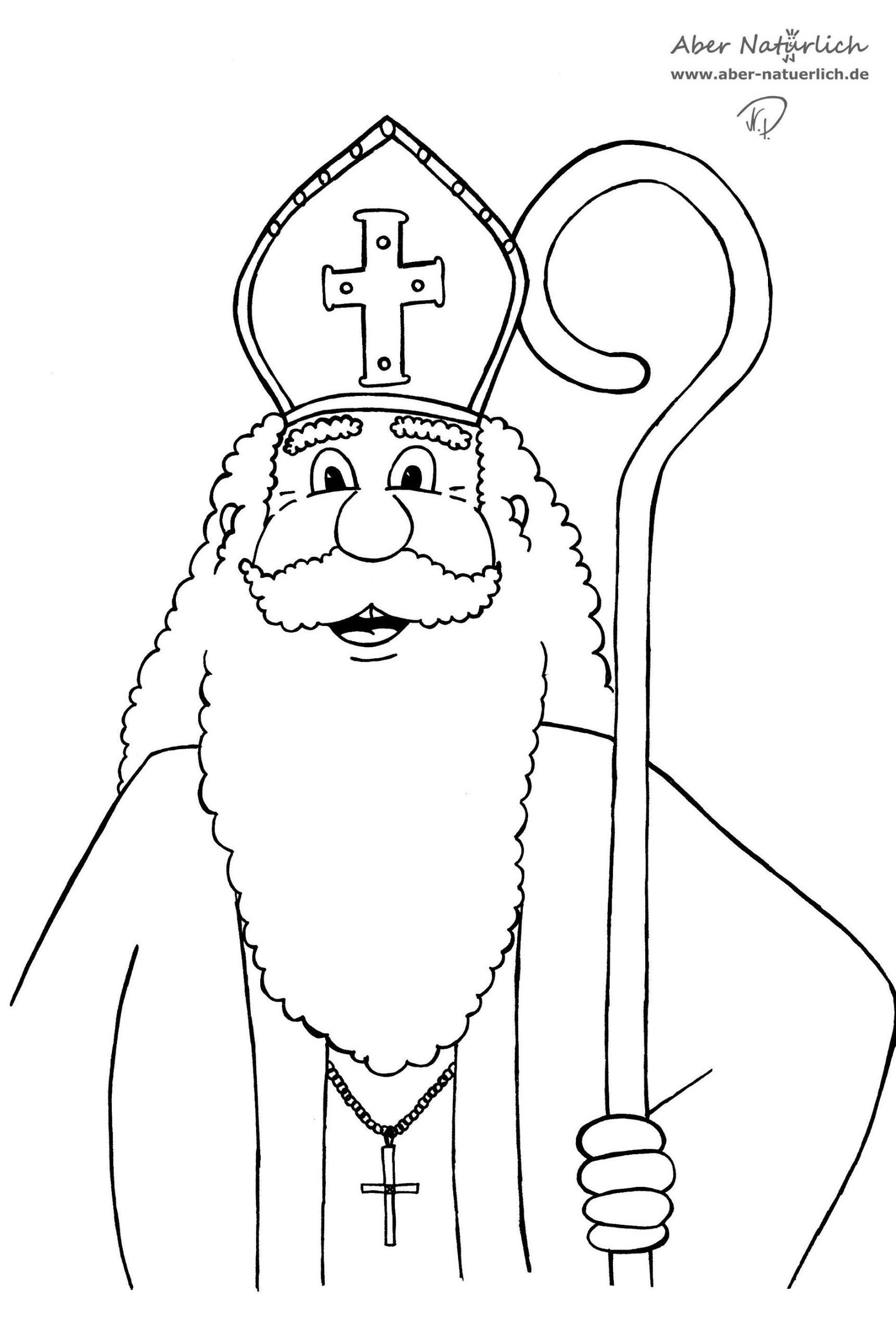 Ausmalbilder Nikolaus (Saint Nicholas) (Mit Bildern innen Bischof Nikolaus Bilder Kostenlos