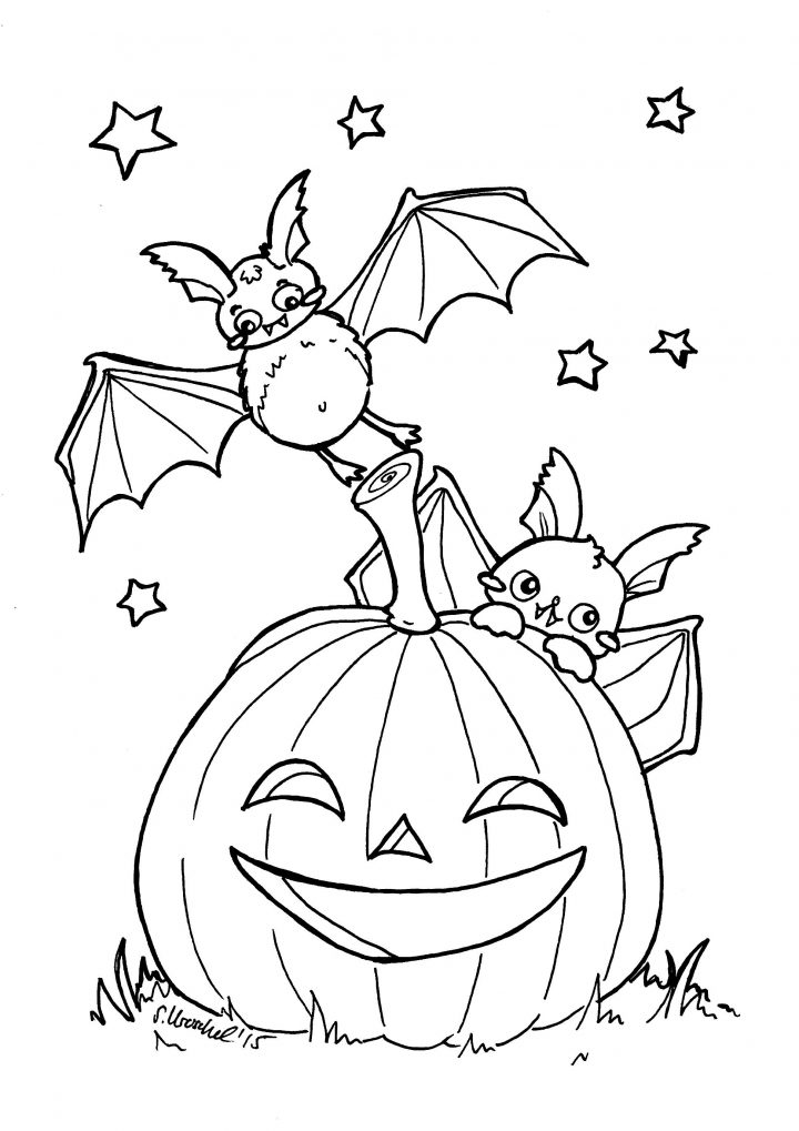 Gruselige Halloween Ausmalbilder Zum Ausdrucken - kinderbilder.download