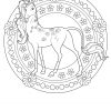 Ausmalbilder Pferde Mandala | Ausmalbilder, Einhorn Zum bestimmt für Mandala Einhorn