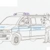 Ausmalbilder Polizei Autos | Ausmalen, Polizeiautos über Polizeiauto Ausmalbild