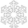 Ausmalbilder Schneeflocken Schablone Zum Ausdrucken (Mit für Schablonen Zum Ausdrucken Kostenlos