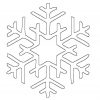 Ausmalbilder Schneeflocken Schablone Zum Ausdrucken über Malvorlage Schneeflocke