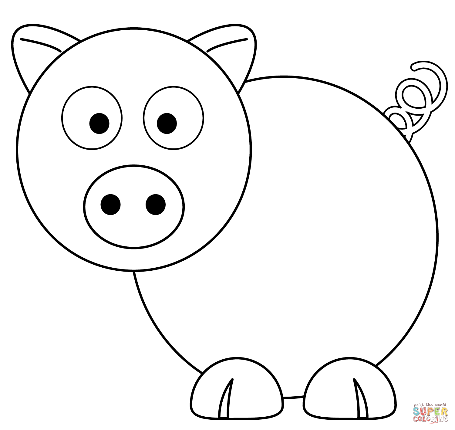 Ausmalbilder Schwein - Malvorlagen Kostenlos Zum Ausdrucken über Ausmalbild Schwein