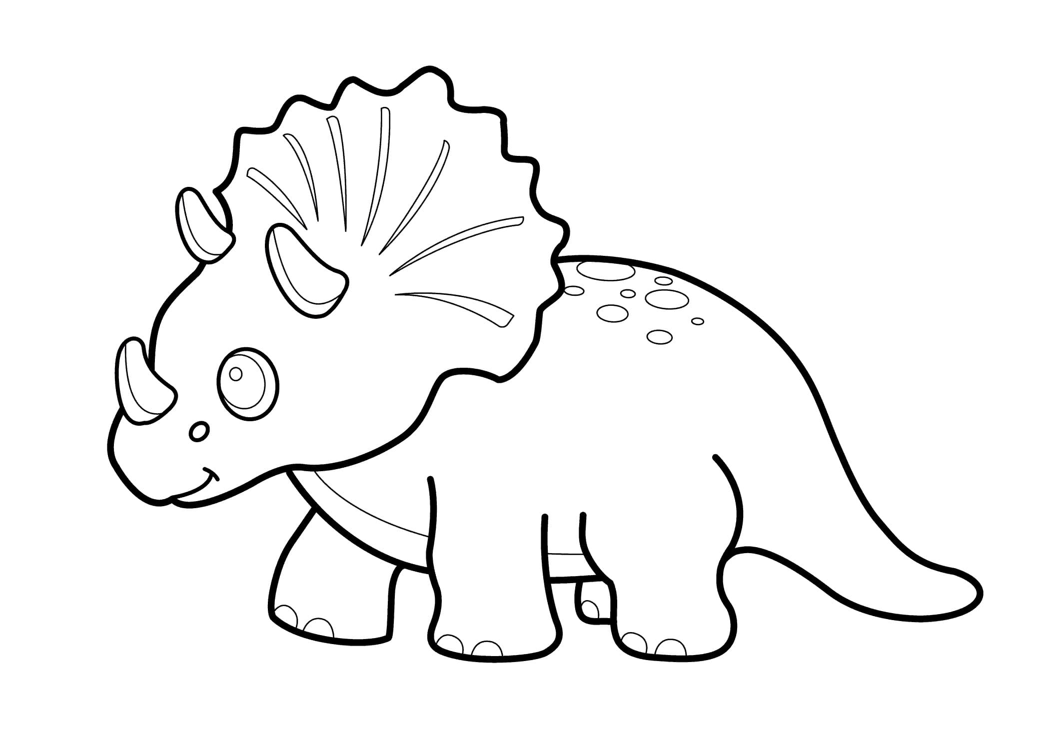 Ausmalbilder Triceratops. Kostenlos Herunterladen Oder innen Dinosaurier Bilder Zum Ausdrucken Kostenlos