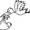 Awesome Stork Flying Baby Coloring Page | Kleurplaten verwandt mit Storch Zum Ausmalen