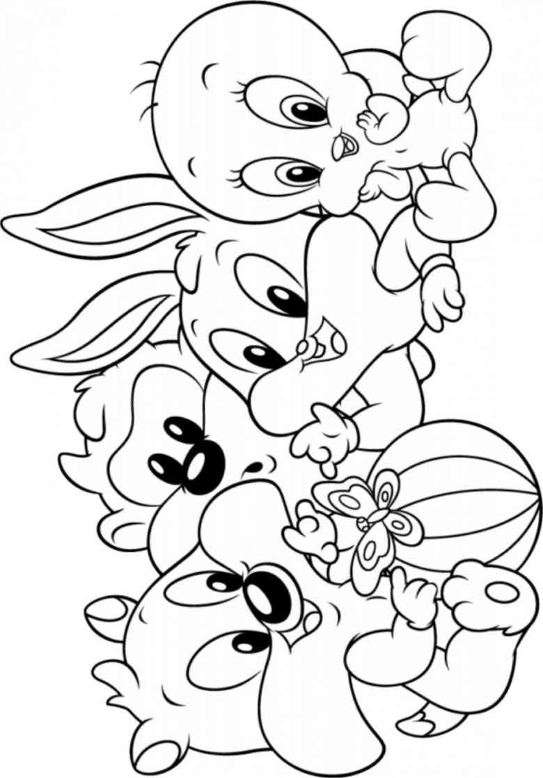 Baby Looney Tunes 60 Ausmalbilder | Boyama Sayfaları, Boyama ganzes Ausmalbilder Baby Looney Tunes