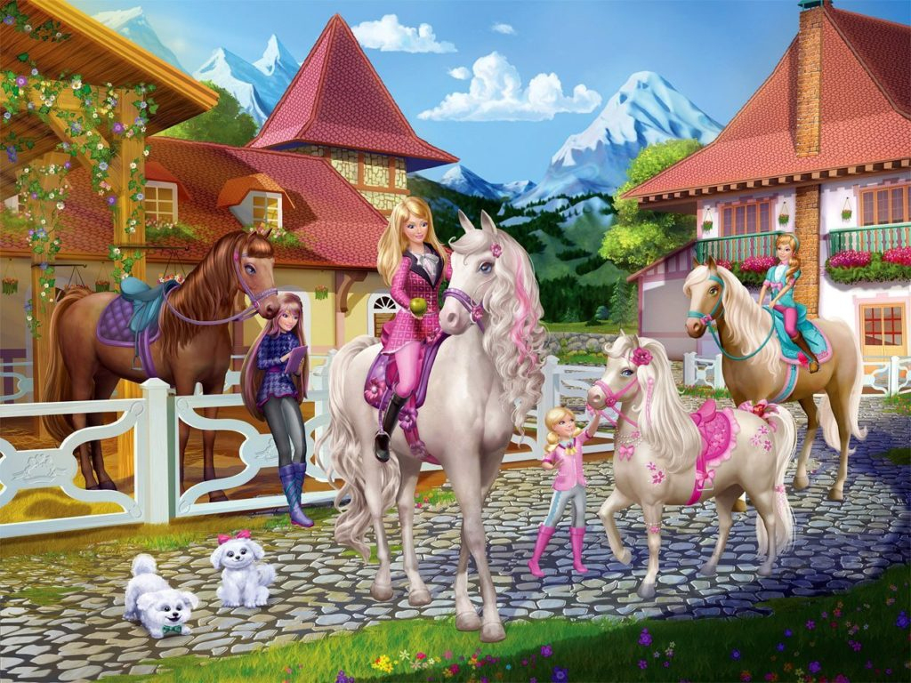 Barbie &amp; Ihre Schwestern Im Pferdeglück (2013) - Barbie Filme in Ausmalbilder Barbie Prinzessinnen Akademie