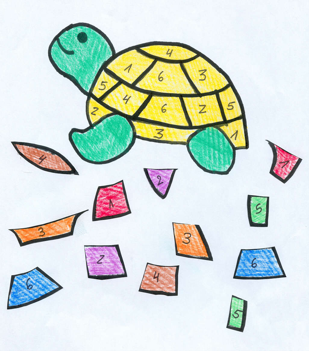 Bastelanleitung Für Das Schildkrötenspiel | Bastelanleitung ganzes Bastelvorlage Schildkröte