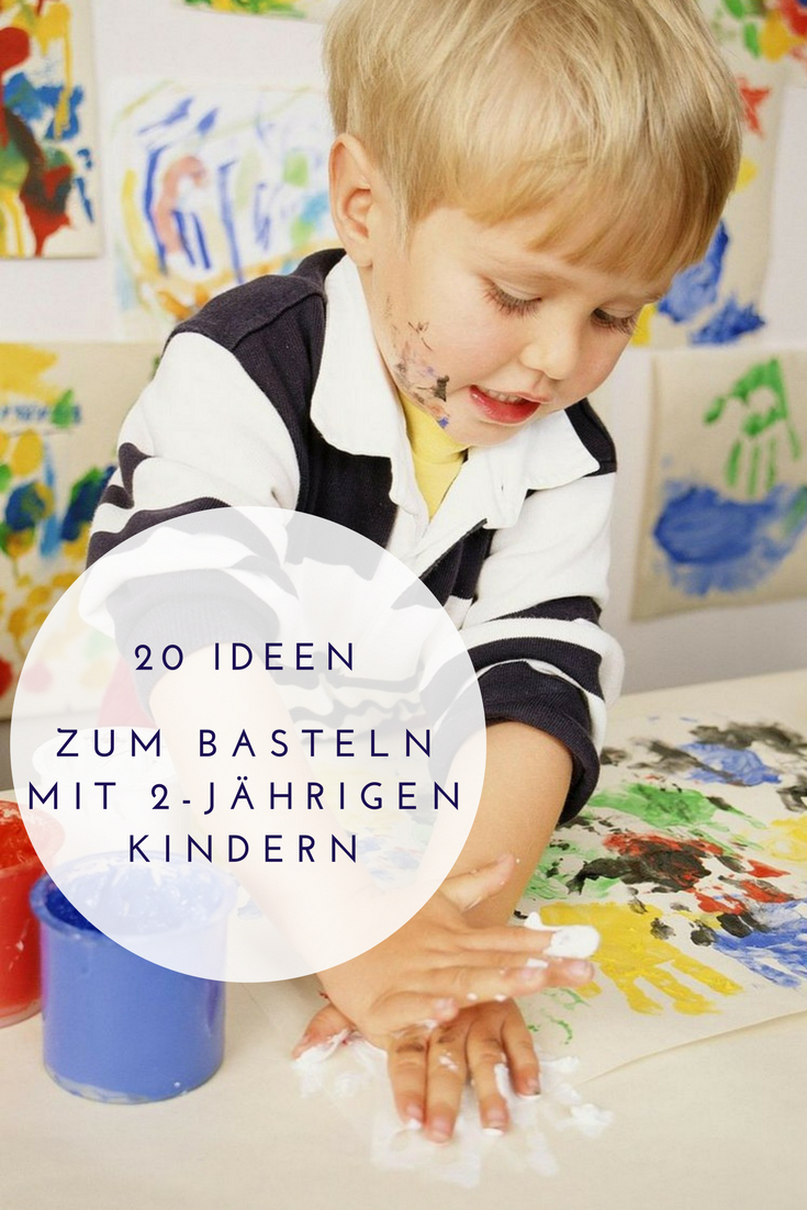 Basteln Mit 2-Jährigen Kindern – 20 Ideen Mit Verschiedenen bei Bastelideen Für 2 3 Jährige