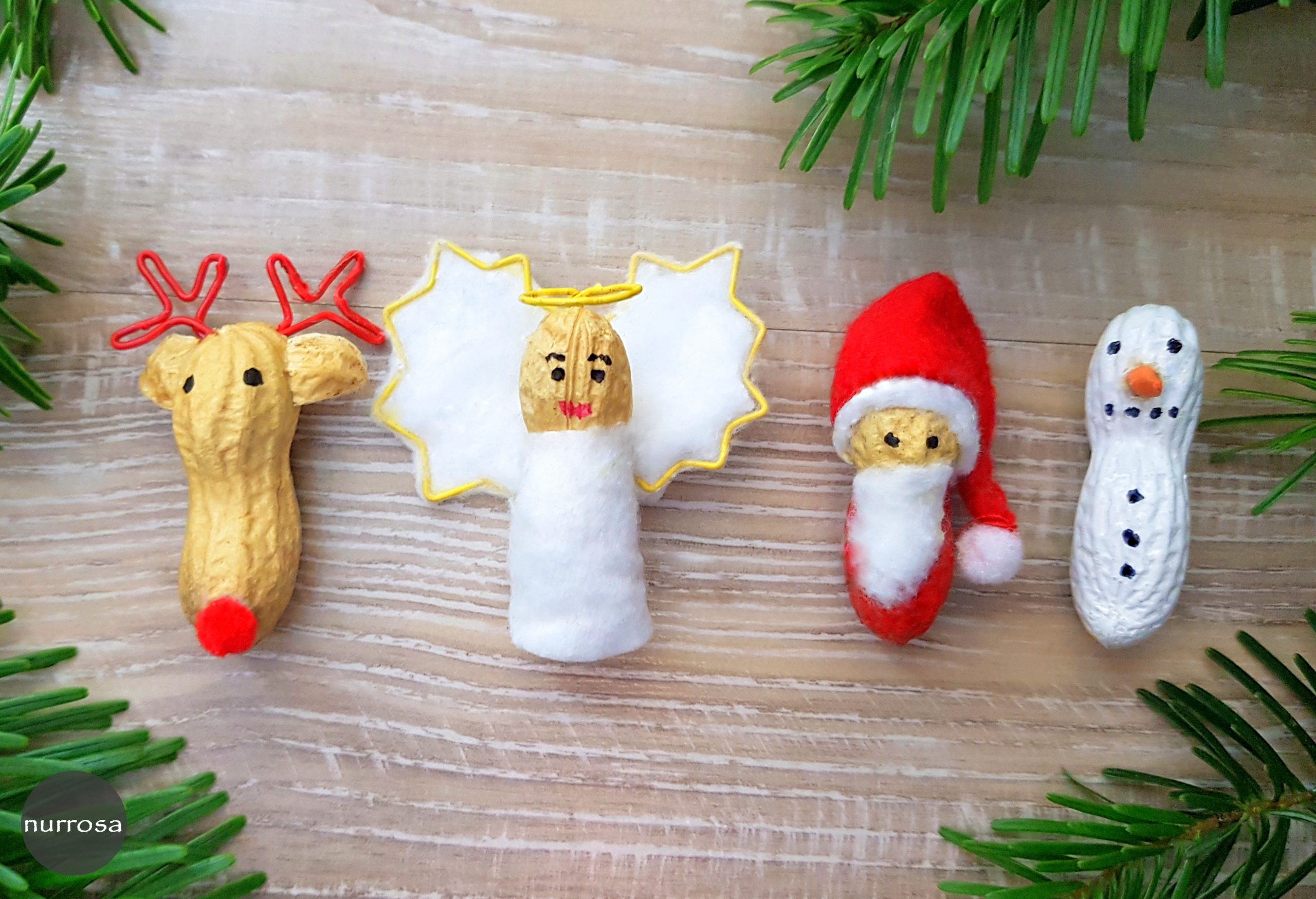 Basteln Mit Erdnüssen Weihnachten – Nurrosa über Bastelideen Für Weihnachten Zum Verschenken