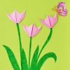 Basteln Mit Kindern | Frühling | Origami Tulpen Falten | Frühlingsdeko Fürs  Zimmer über Basteln Mit Kindern Frühling Vorlagen
