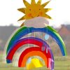 Basteln Mit Kindern - Kostenlose Bastelvorlage Natur bestimmt für Bastelvorlage Regenbogen