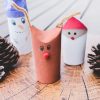 Basteln Mit Klopapierrollen Zu Weihnachten: 3 Kinderleichte verwandt mit Einfache Bastelideen Für Weihnachten Mit Kindern