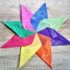 Basteln: Origami Stern Aus Transparentpapier Selber Machen bestimmt für Weihnachtsstern Basteln Einfach