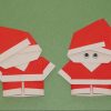 Basteln Zu Weihnachten: Weihnachtsmann Falten (Origami) über Weihnachtsmann Bastelvorlage